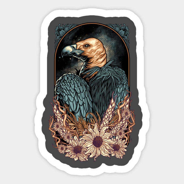 vulture Sticker by FirmanHatibu123